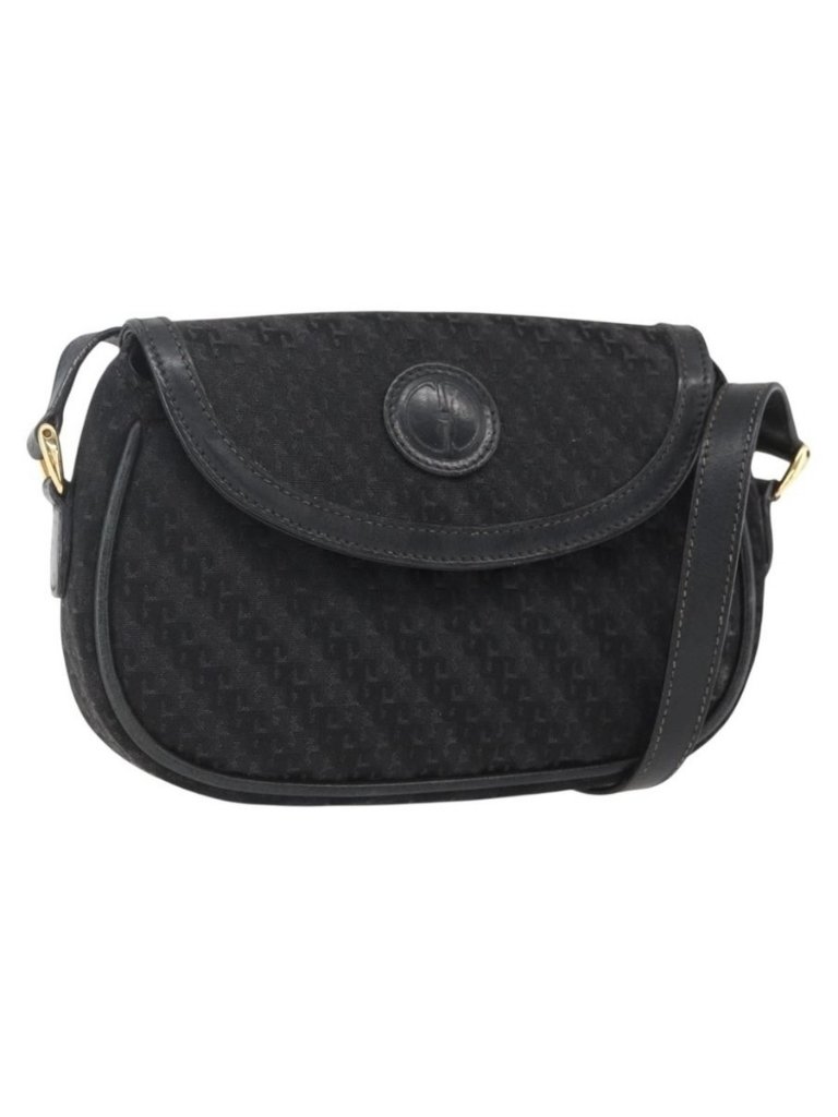 Authentic Gucci Shoulder Bag Old Gucci Black Gold